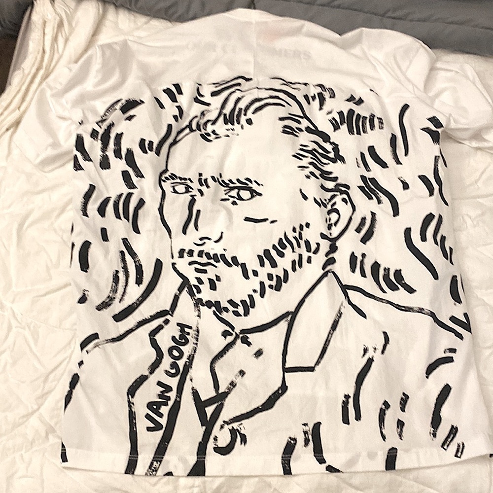 Zara mona lisa & van gogh t-shirt - Picture 4 of 5